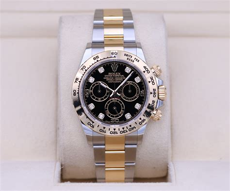 rolex daytona black diamond